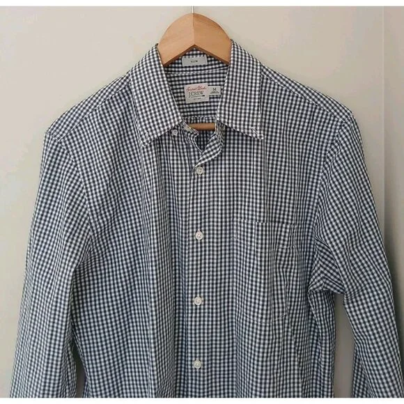 J. Crew Secret Wash Cotton Poplin Button-Up Shirt - Picture 2 of 8